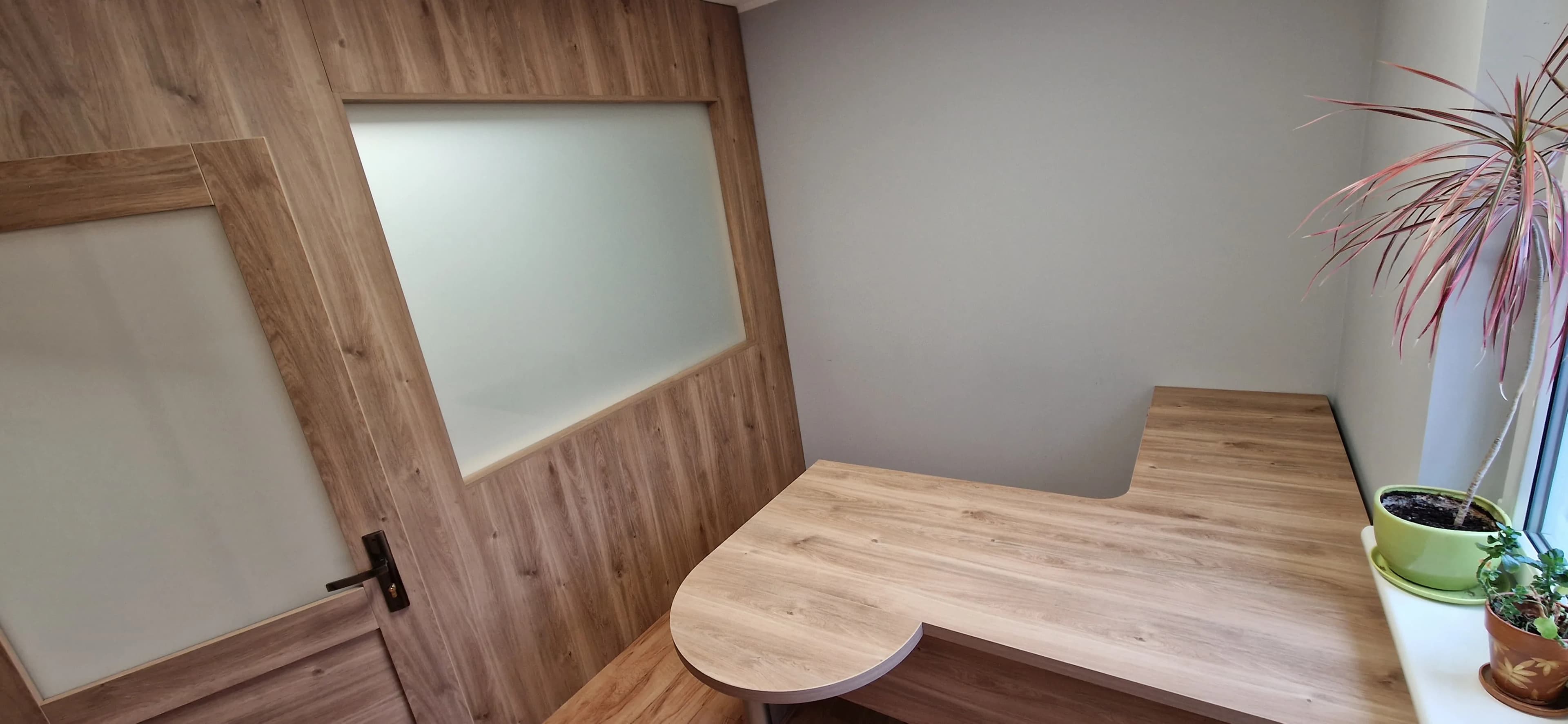 Biurko Drewno Dab Narozne - Stolarnia Pablo Słupsk