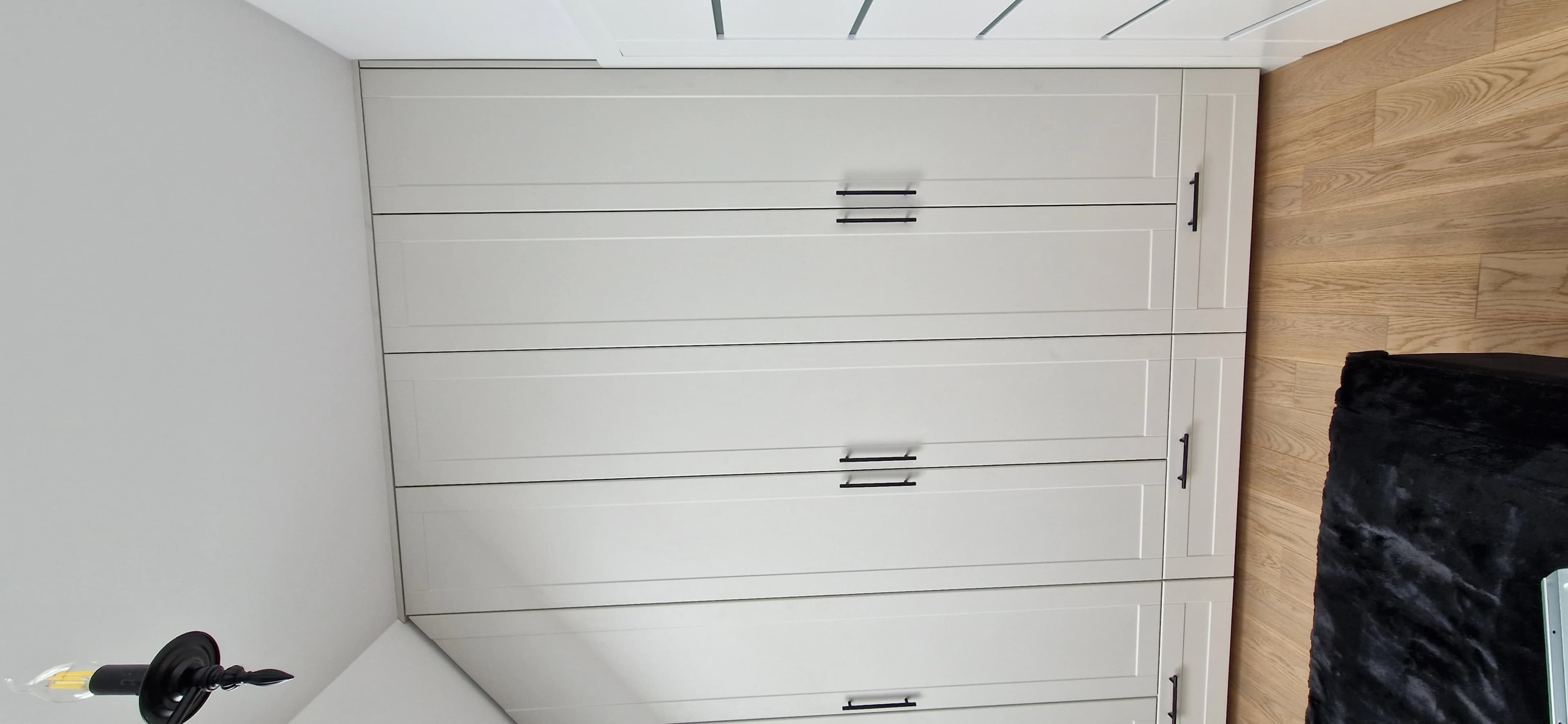 Garderoba Biala Nowoczesna Szuflady - Stolarnia Pablo Słupsk