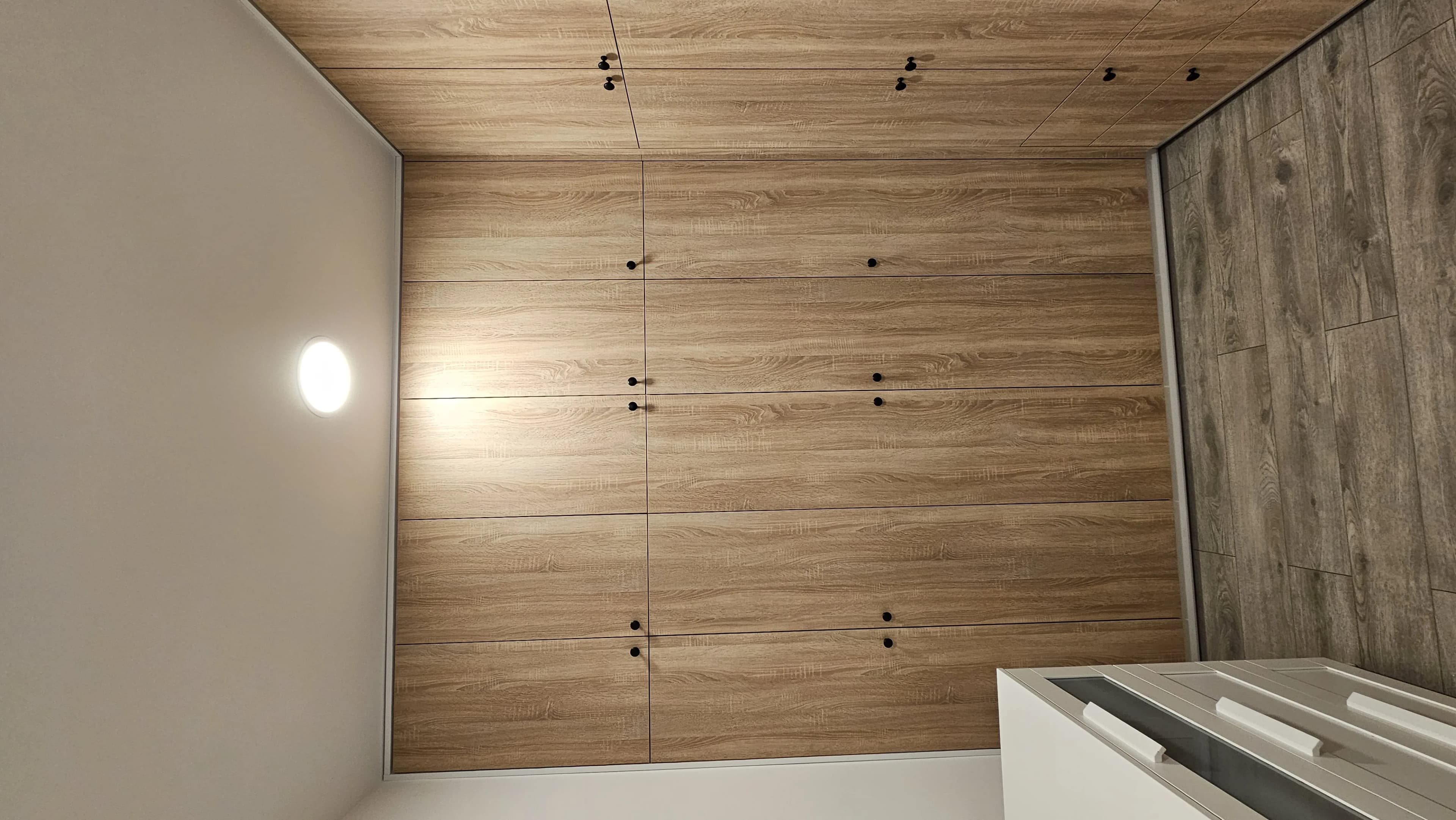 Garderoba Drewno Dab Zabudowa Narozna - Stolarnia Pablo Słupsk