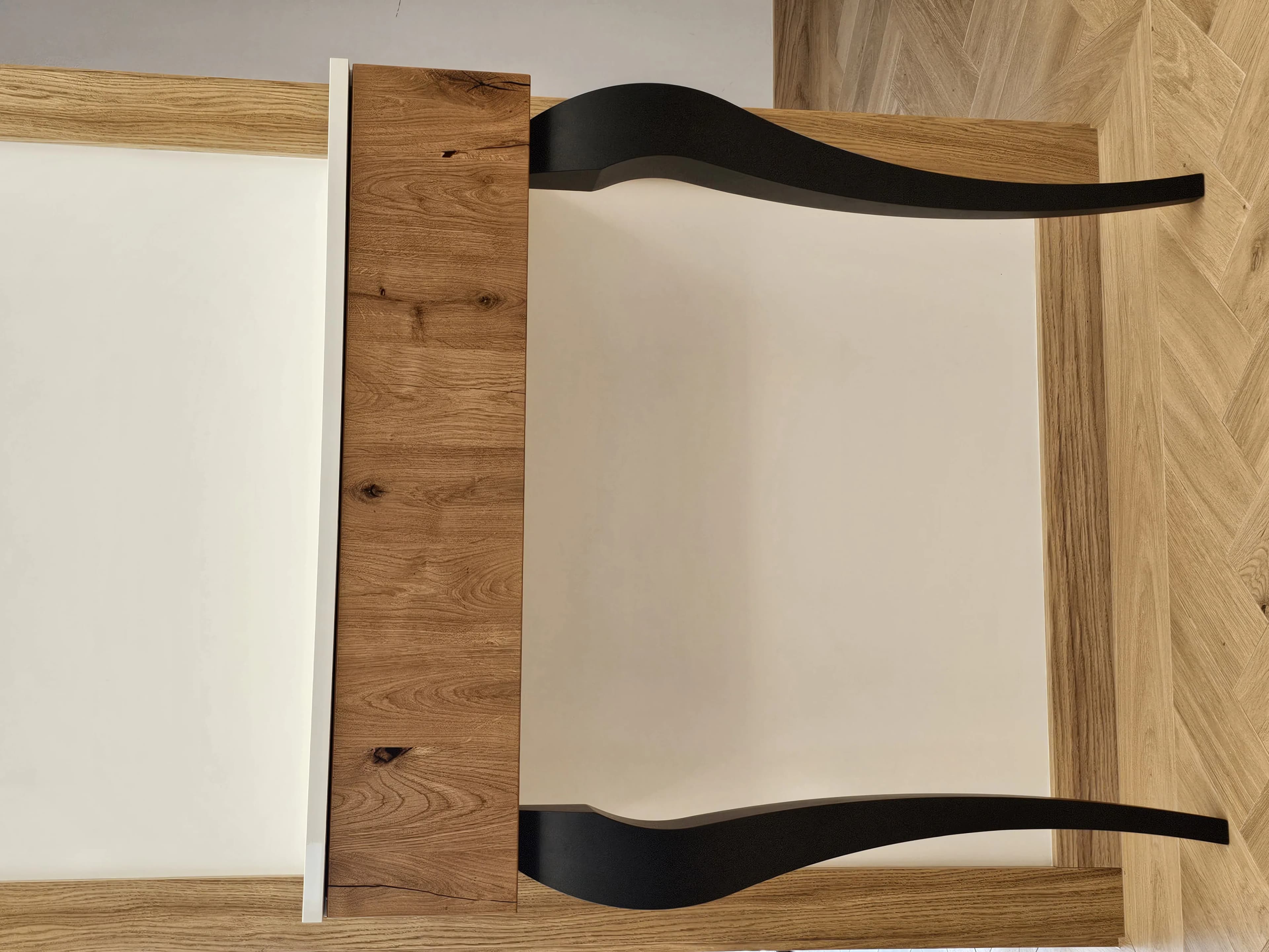 Konsola Drewno Czarny Nowoczesna - Stolarnia Pablo Słupsk